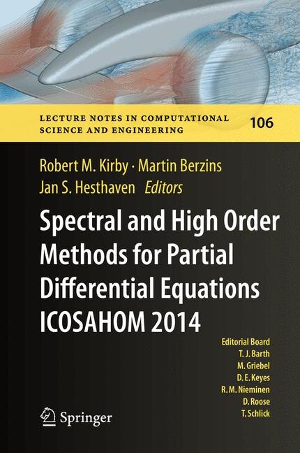 Couverture_Spectral And High Order Methods For Partial Differential Equations Icosahom 2014