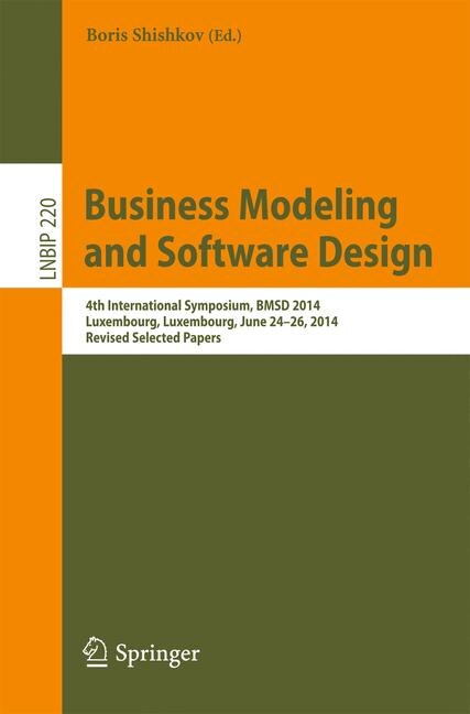 Couverture_Business Modeling and Software Design