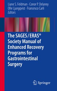 Couverture_The Sages / Eras Society Manual Of Enhanced Recovery Programs For Gastrointestinal Surgery