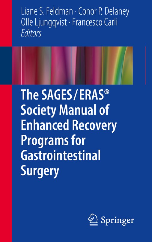 Couverture_The Sages / Eras Society Manual Of Enhanced Recovery Programs For Gastrointestinal Surgery
