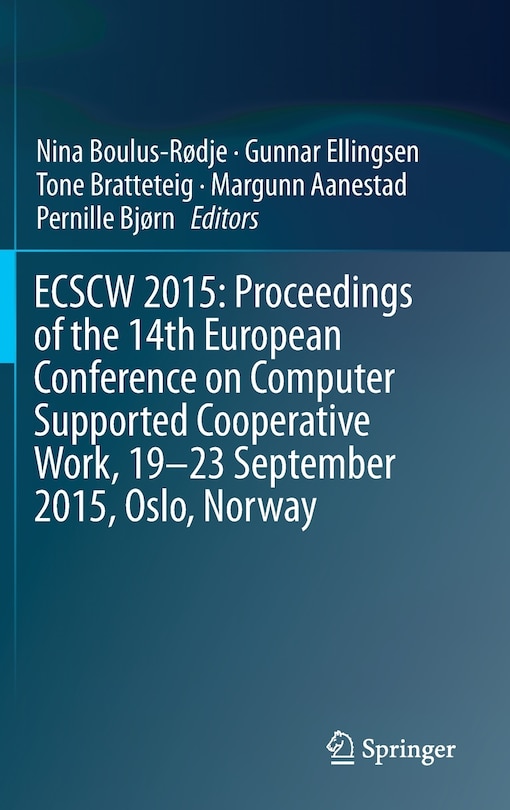 Front cover_ECSCW 2015