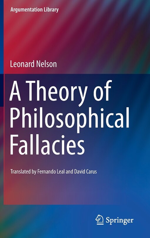 Front cover_A Theory of Philosophical Fallacies