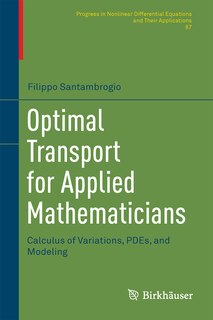 Front cover_Optimal Transport for Applied Mathematicians