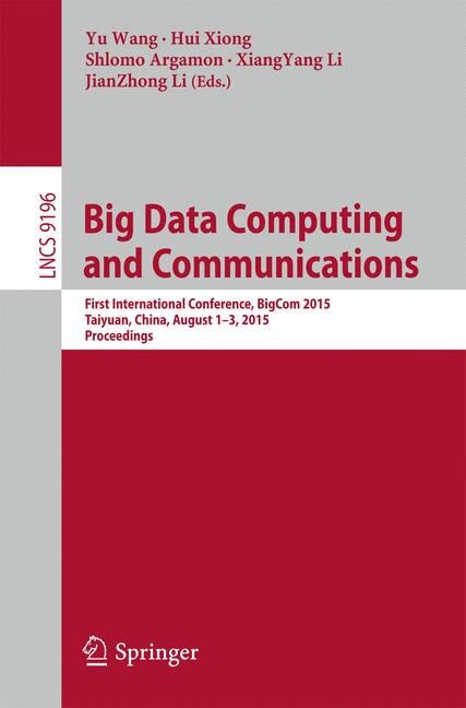 Front cover_Big Data Computing And Communications