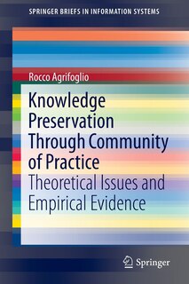 Front cover_Knowledge Preservation Through Community of Practice