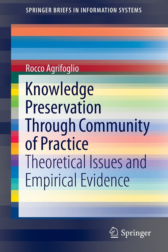 Front cover_Knowledge Preservation Through Community of Practice