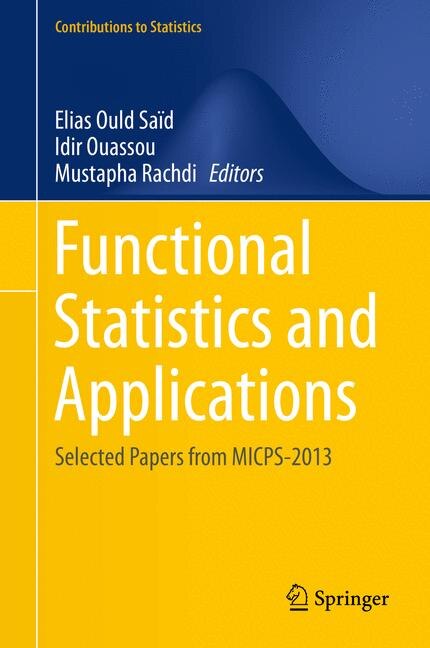Couverture_Functional Statistics and Applications