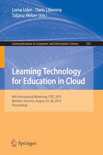 Couverture_Learning Technology for Education in Cloud
