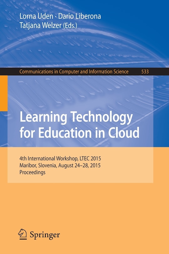 Couverture_Learning Technology for Education in Cloud