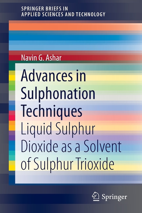 Front cover_Advances In Sulphonation Techniques