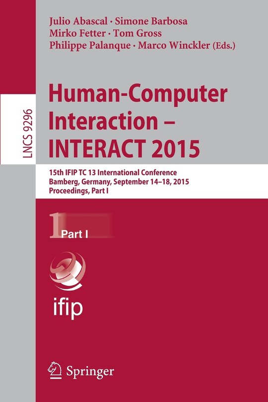 Couverture_Human-Computer Interaction - INTERACT 2015