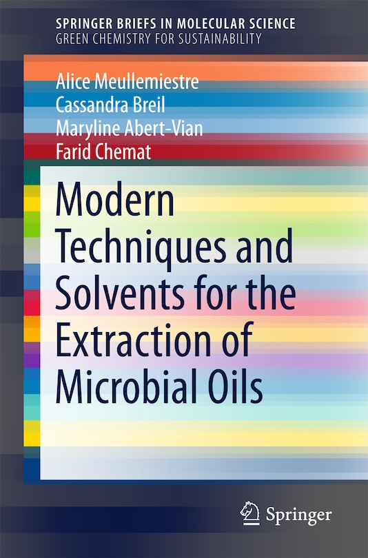 Couverture_Modern Techniques and Solvents for the Extraction of Microbial Oils