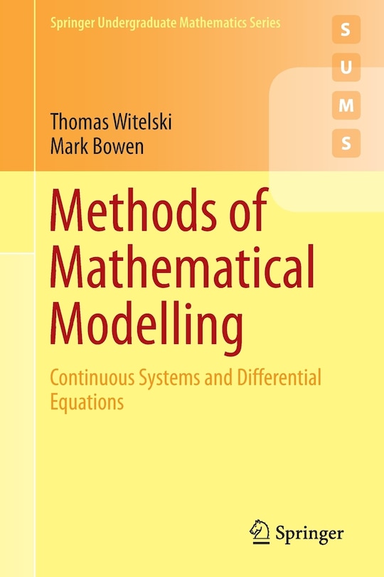 Couverture_Methods of Mathematical Modelling