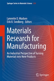 Front cover_Materials Research for Manufacturing