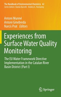 Couverture_Experiences from Surface Water Quality Monitoring