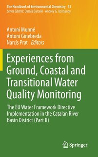 Front cover_Experiences From Ground, Coastal And Transitional Water Quality Monitoring