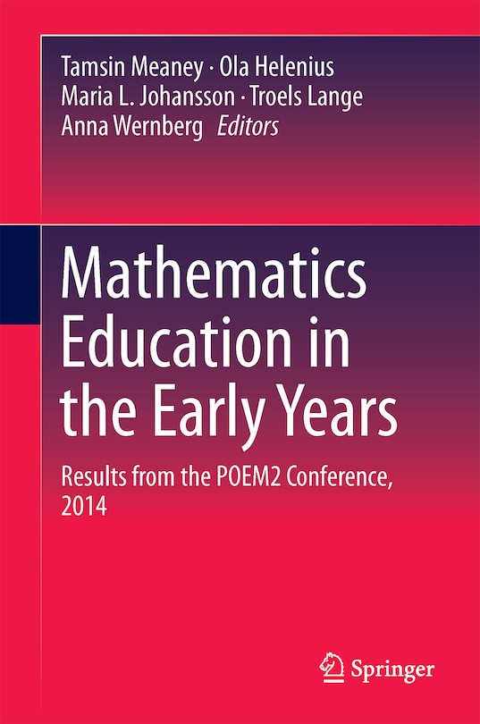 Couverture_Mathematics Education in the Early Years