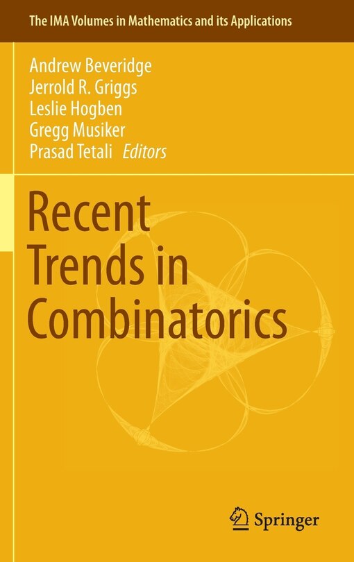 Couverture_Recent Trends in Combinatorics