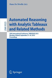 Couverture_Automated Reasoning with Analytic Tableaux and Related Methods