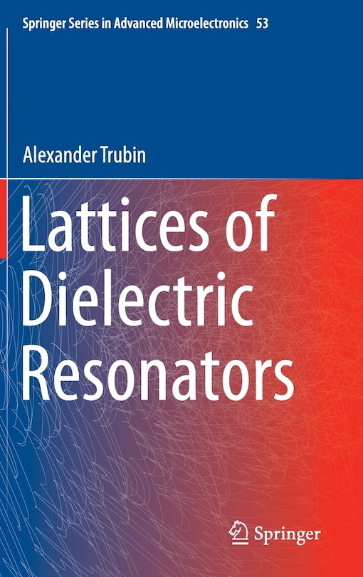 Front cover_Lattices of Dielectric Resonators