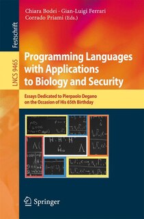 Front cover_Programming Languages with Applications to Biology and Security