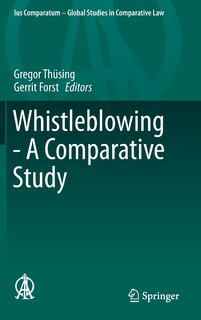 Couverture_Whistleblowing - A Comparative Study