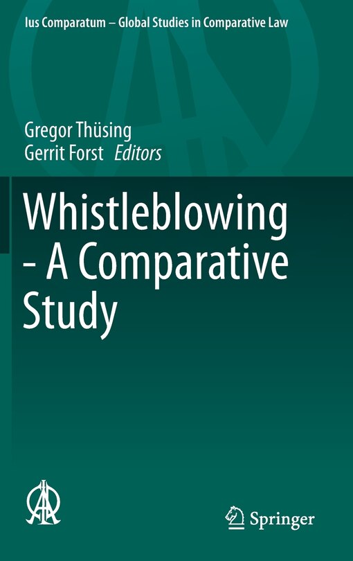 Couverture_Whistleblowing - A Comparative Study