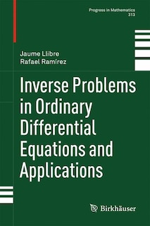 Couverture_Inverse Problems In Ordinary Differential Equations And Applications