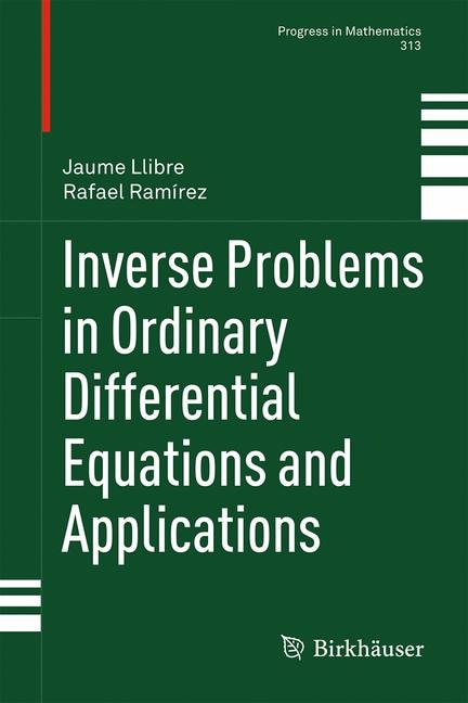 Couverture_Inverse Problems In Ordinary Differential Equations And Applications