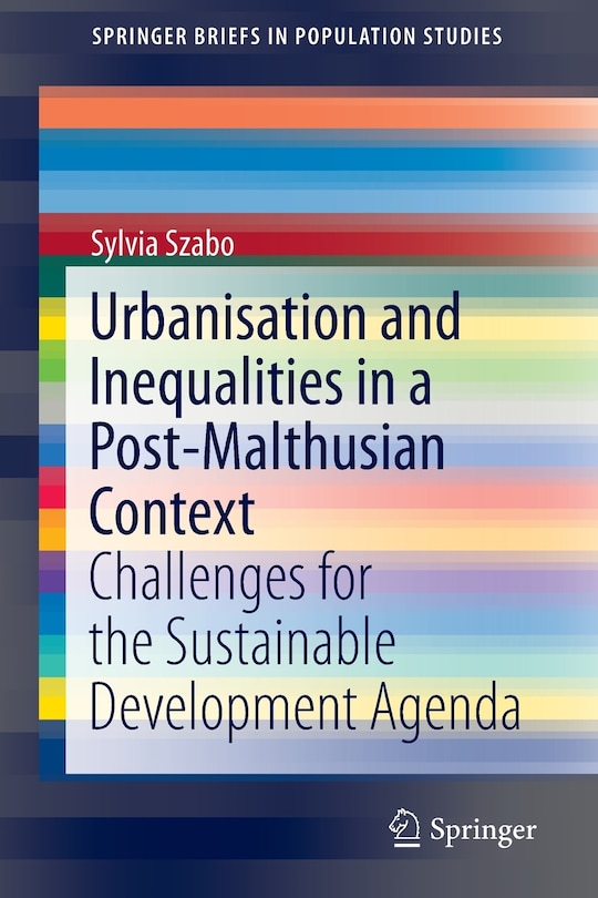 Couverture_Urbanisation and Inequalities in a Post-Malthusian Context