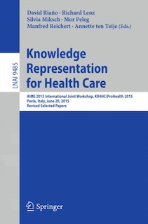 Couverture_Knowledge Representation for Health Care