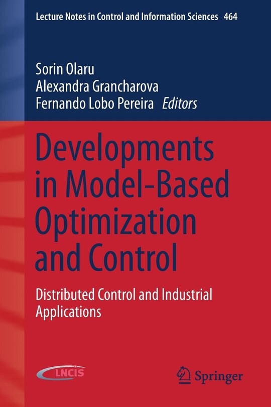 Front cover_Developments In Model-based Optimization And Control