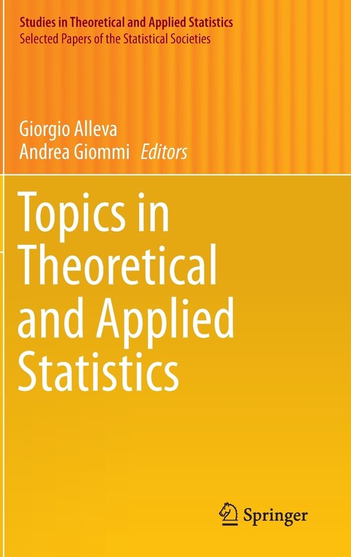 Front cover_Topics In Theoretical And Applied Statistics
