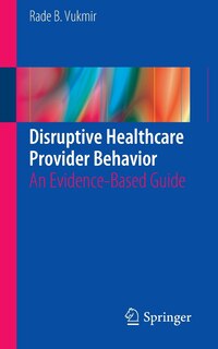 Couverture_Disruptive Healthcare Provider Behavior