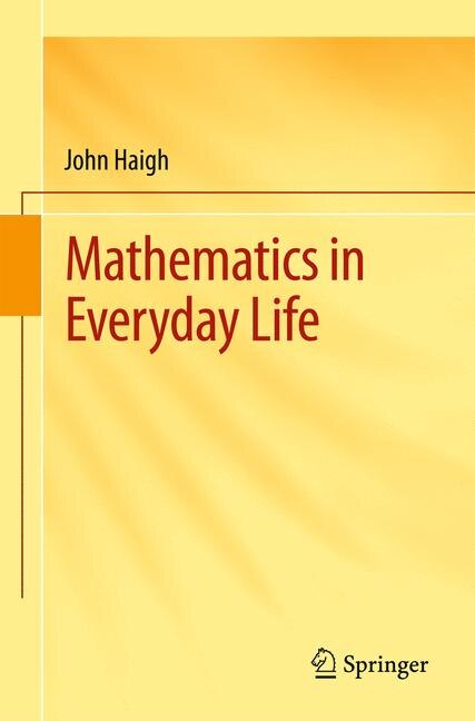 Couverture_Mathematics In Everyday Life