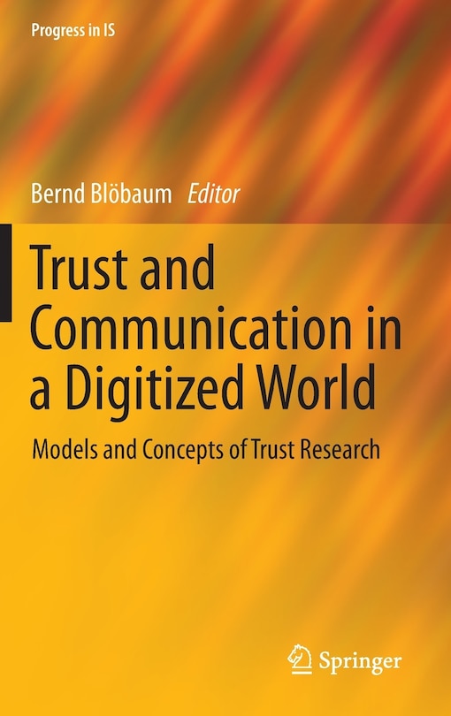 Couverture_Trust and Communication in a Digitized World