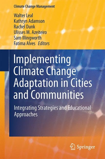 Couverture_Implementing Climate Change Adaptation In Cities And Communities
