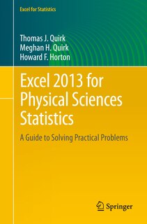 Front cover_Excel 2013 for Physical Sciences Statistics
