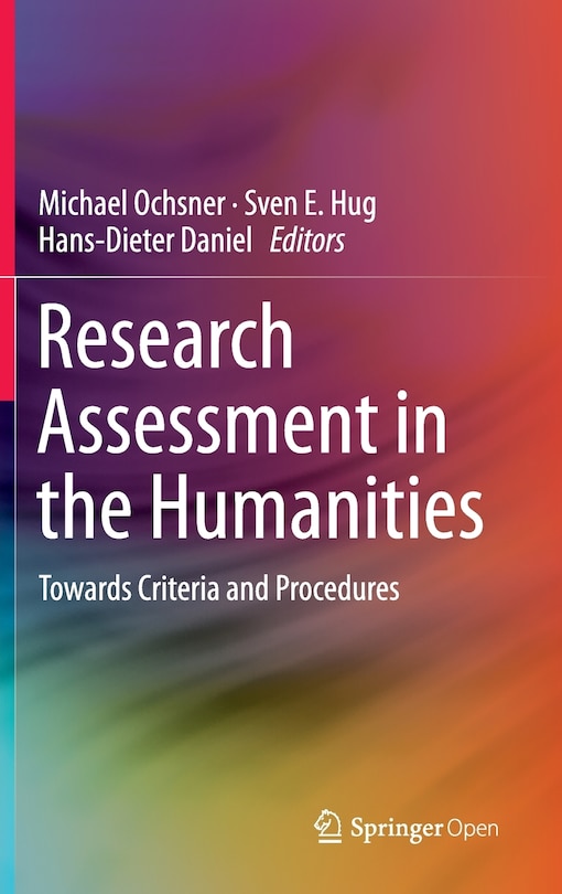Front cover_Research Assessment In The Humanities