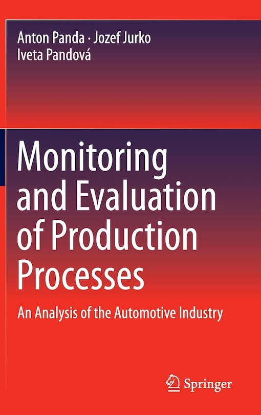 Front cover_Monitoring And Evaluation Of Production Processes