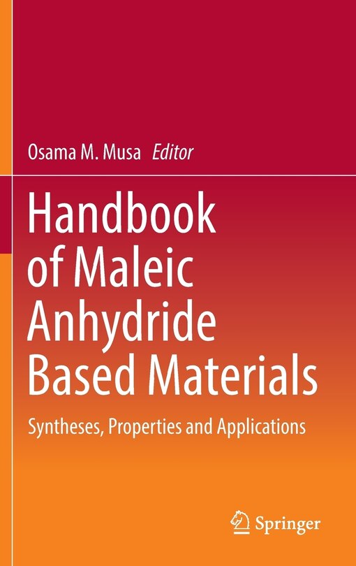 Couverture_Handbook Of Maleic Anhydride Based Materials