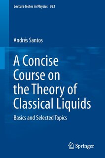 Front cover_A Concise Course On The Theory Of Classical Liquids