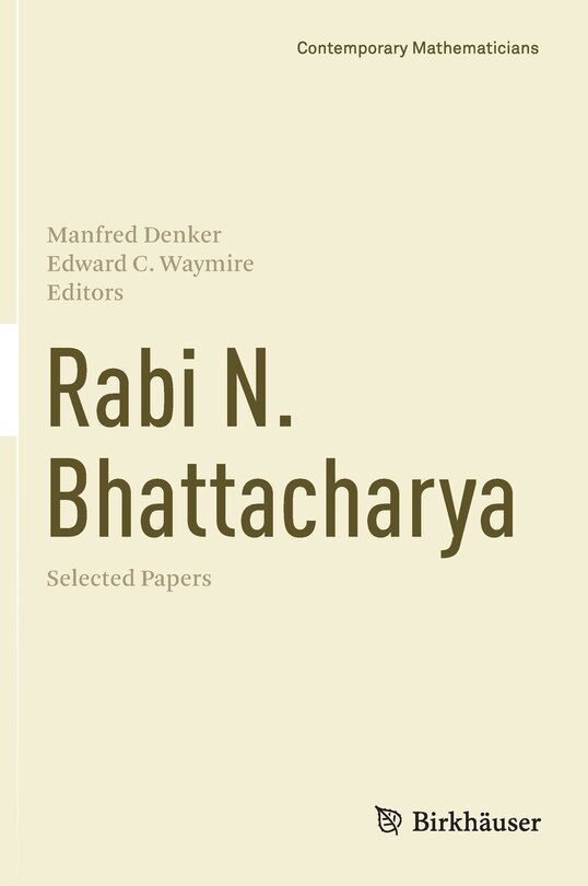 Front cover_Rabi N. Bhattacharya