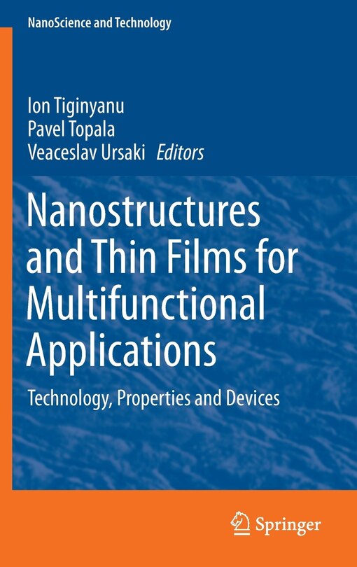 Couverture_Nanostructures And Thin Films For Multifunctional Applications