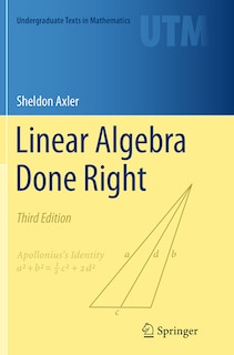 Front cover_Linear Algebra Done Right