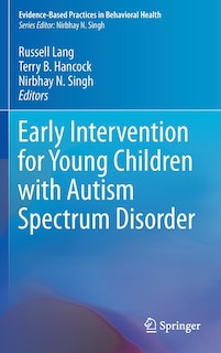 Couverture_Early Intervention For Young Children With Autism Spectrum Disorder