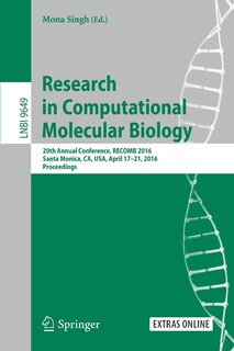 Front cover_Research In Computational Molecular Biology