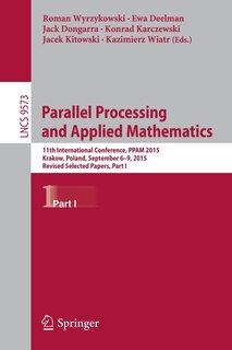 Front cover_Parallel Processing and Applied Mathematics