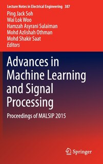 Front cover_Advances In Machine Learning And Signal Processing