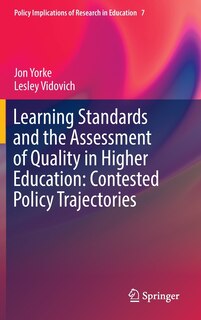 Front cover_Learning Standards And The Assessment Of Quality In Higher Education